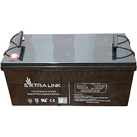Аккумулятор Extralink AGM 12V (12V/200Ah/2400Wh) (EX.9793) Аккумулятор Extralink AGM 12V (12V/200Ah/2400Wh) (EX.9793)