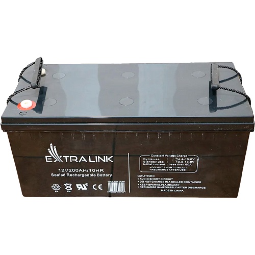 Акумулятор Extralink AGM 12V (12V/200Ah/2400Wh) (EX.9793) - придбати в Дніпрі, Україні: ціна, характеристики | інтернет-магазин TOUCH