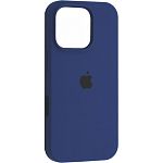 Чохол Silicone Case для Apple iPhone 16 Pro Camera Protect Dark Blue AA
