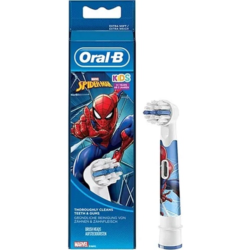Насадка для зубної щітки Oral-B EB10 Stages Spider Man 1шт - придбати в Дніпрі, Україні: ціна, характеристики | інтернет-магазин TOUCH