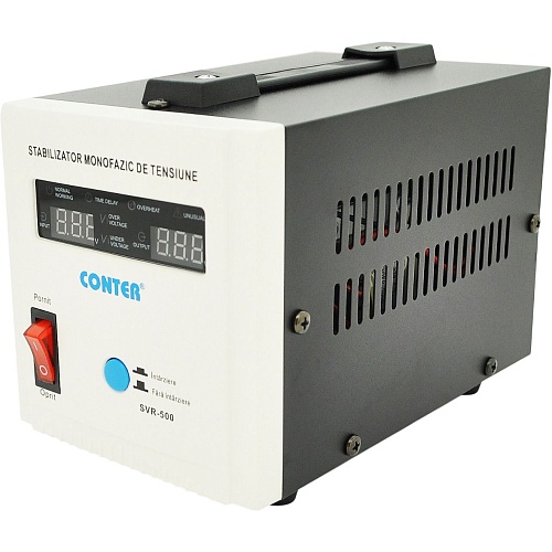 Стабілізатор напруги Conter SVR-500VA/375W (CR-SVR-500) - придбати в Дніпрі, Україні: ціна, характеристики | інтернет-магазин TOUCH