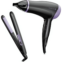 Набор фен + выпрямитель для волос Remington D3016GP Style Essentials Giftset (45768560700)