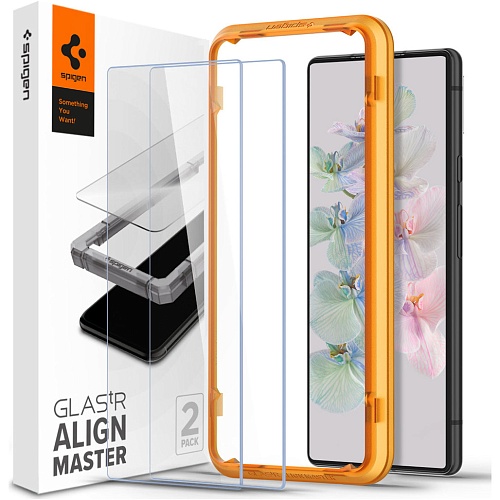 Защитное стекло Spigen Protector AlignMaster GLAS.tR 2-pack для Google Pixel 7a (AGL05199)