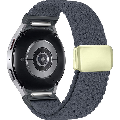 Ремешок ArmorStandart Braided Solo Loop для Samsung Galaxy Watch 7/FE/6/6 Classic/5/5 Pro/4/4 Classic Charcoal (ARM86839)