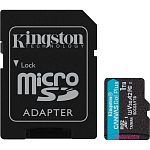 Карта пам'яті Kingston microSDXC Canvas Go! Plus 1TB Class 10 UHS-1 U3 А2 V30 + SD адаптер (SDCG3/1TB)