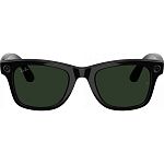 Смарт-очки Ray-Ban Meta Wayfarer Gen 2 Shiny Black Frame / Clear to Graphite Green Transitions Lens (RW4012 601/1M 53-22)