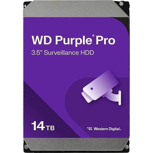 Жесткий диск 3.5" WD Purple Pro 14TB SATA 512MB (WD142PURP)