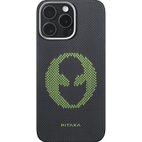 Чехол Pitaka MagEZ Tactile Woven Aries для Apple iPhone 16 Pro Max Alien (KI1601ALP) Чехол Pitaka MagEZ Tactile Woven Aries для Apple iPhone 16 Pro Max Alien (KI1601ALP)