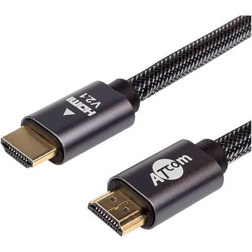 Кабель ATcom Premium HDMI 2.1 2m Black (23782)