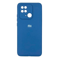 Чехол Full Silicone Case для Xiaomi Redmi 10C (Navy Blue) Чехол Full Silicone Case для Xiaomi Redmi 10C (Navy Blue)