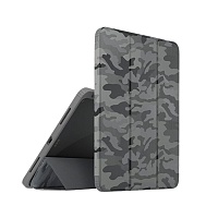 Чехол-книжка Blueo Ape Case with Leather Sheath Camo для Apple iPad Pro 12.9" (2020-2021) Grey