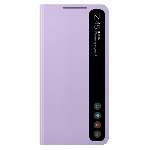 Чехол-книжка Samsung для Galaxy S21 FE (G990) Smart Clear View Cover Lavender (EF-ZG990CVEGRU)