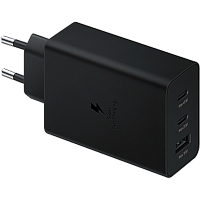Сетевое зарядное устройство Samsung 65W Power Adapter Trio w/o Cable Black (EP-T6530NBEGRU) Сетевое зарядное устройство Samsung 65W Power Adapter Trio w/o Cable Black (EP-T6530NBEGRU)