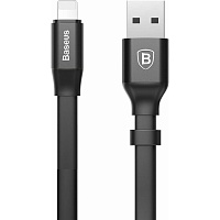 Кабель Baseus Nimble Portable USB to Lightning 0.23m Black (CALMBJ-B01) Кабель Baseus Nimble Portable USB to Lightning 0.23m Black (CALMBJ-B01)