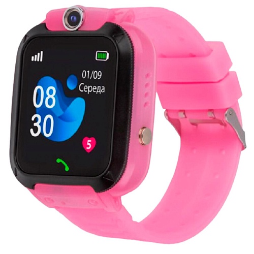 Дитячий смарт-годинник AmiGo GO007 FLEXI GPS (Pink) - придбати в Дніпрі, Україні: ціна, характеристики | інтернет-магазин TOUCH