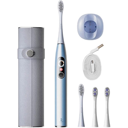 Електрична зубна щітка Oclean X Pro Digital Set Electric Toothbrush Glamour Silver - придбати в Дніпрі, Україні: ціна, характеристики | інтернет-магазин TOUCH