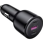 Автомобильное зарядное устройство Ugreen CD239 Car Charger 69W Max Black (20467)