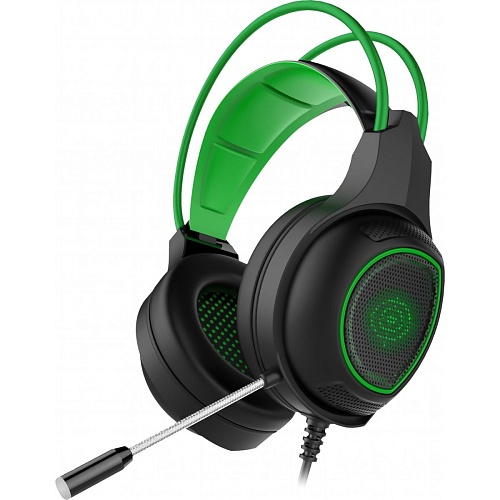 Игровые наушники GamePro Headshot HS560G Black/Grenn 