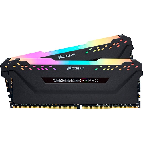 Модуль памяти DDR4 Corsair Vengeance RGB Pro 2x8GB 3200MHz Black (CMW16GX4M2C3200C16)