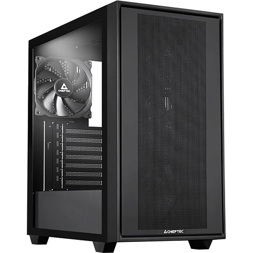 Корпус Chieftec Gaming Night Hunter Black (GS-03B-BLK-OP) - придбати в Дніпрі, Україні: ціна, характеристики | інтернет-магазин TOUCH