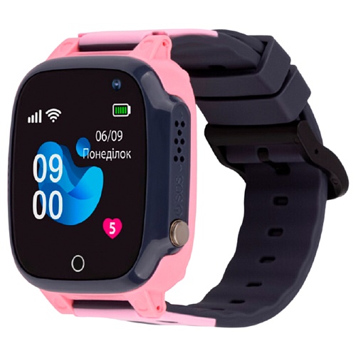 Дитячий смарт-годинник AmiGo GO008 MILKY GPS WIFI (Pink) - придбати в Дніпрі, Україні: ціна, характеристики | інтернет-магазин TOUCH