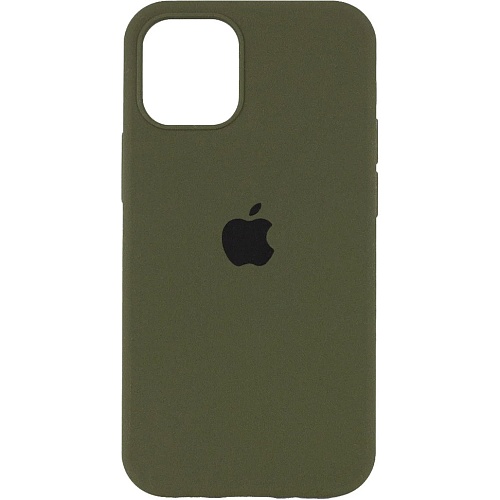Чехол Silicone Case для Apple iPhone 15 Pro Max Dark Olive AA