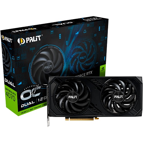 Видеокарта Palit GeForce RTX 4070 Dual OC (NED4070S19K9-1047D)