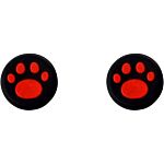 Накладки на стики Thumb Grips 2-pack для PS4-PS5-Xbox FootPrint Red