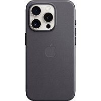 Чехол Apple FineWoven Case with MagSafe для iPhone 15 Pro Black (MT4H3ZM/A)