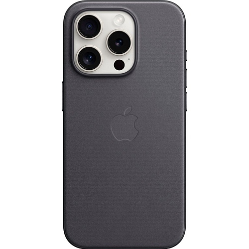 Чехол Apple FineWoven Case with MagSafe для iPhone 15 Pro Black (MT4H3ZM/A)