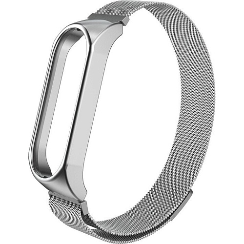 Ремінець для фітнес-браслету Xiaomi Mi Band 7 Metal Milanese Magnetic Band Silver - придбати в Дніпрі, Україні: ціна, характеристики | інтернет-магазин TOUCH