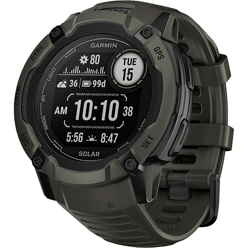 Смарт-часы Garmin Instinct 2X Solar Standard Edition Moss (010-02805-15/05)