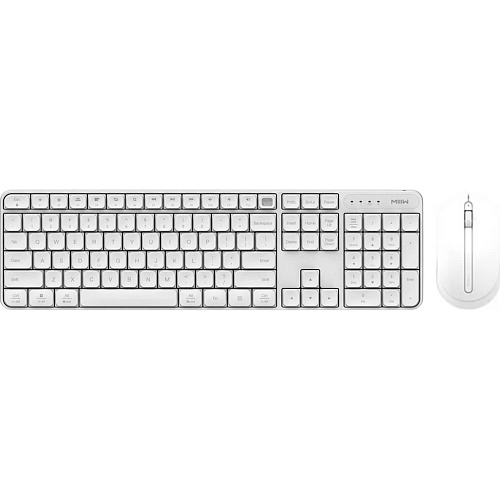 Комплект (клавиатура + мышь) Xiaomi MiiiW Wireless Silent Combo MWWC01 (White)