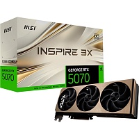 Видеокарта MSI GeForce RTX 5070 12G INSPIRE 3X OC (G5070-12I3C) EU Видеокарта MSI GeForce RTX 5070 12G INSPIRE 3X OC (G5070-12I3C) EU