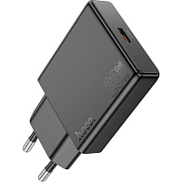 Сетевое зарядное устройство Hoco N37 Delgado 20W Black (610070)
