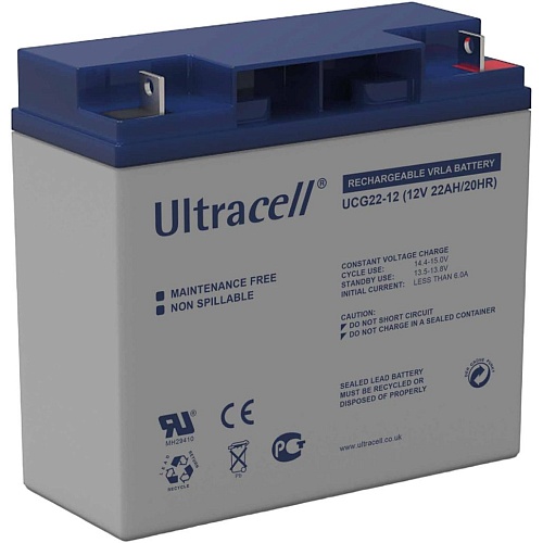 Акумулятор Ultracell GEL 12V (12V/22Ah/264Wh) (UCG22-12) - придбати в Дніпрі, Україні: ціна, характеристики | інтернет-магазин TOUCH