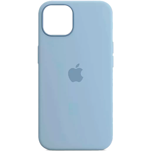 Чехол Silicone Case для Apple iPhone 14 (Blue Fog) AA