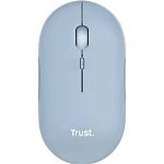 Мышь Trust Puck Rechargeable Wireless Ultra-Thin Silent Blue (24126)