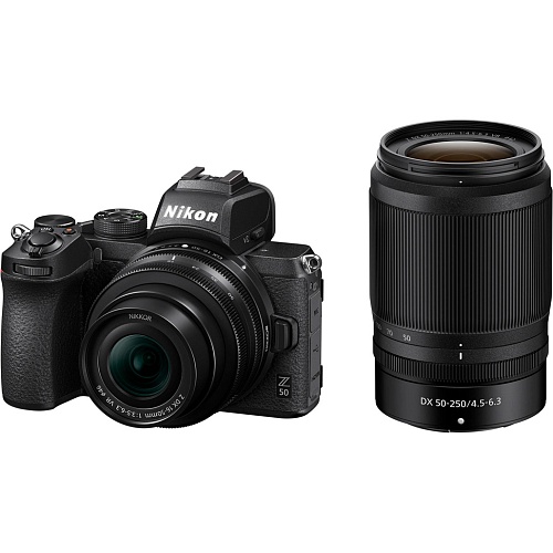Беззеркальный фотоаппарат Nikon Z 50 Kit DX 16-50mm VR + DX 50-250mm VR (VOA050K002)