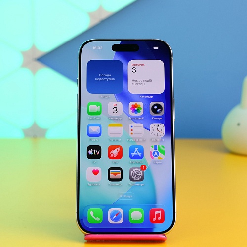 Смартфон Apple iPhone 16 Pro 128GB White Titanium (MYNE3) Б/У