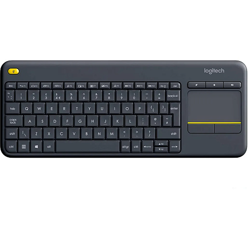Клавіатура Logitech K400 Plus Touch Wireless Black UA (920-007145) - придбати в Дніпрі, Україні: ціна, характеристики | інтернет-магазин TOUCH