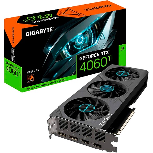 Видеокарта Gigabyte GeForce RTX 4060 Ti EAGLE 8G (GV-N406TEAGLE-8GD)