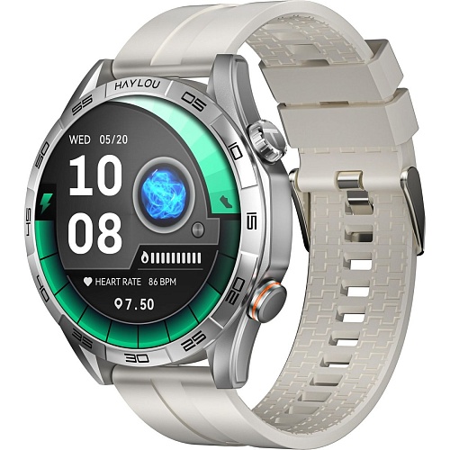 Смарт-годинник Haylou Solar 5 (LS20) Silicone strap Silver - придбати в Дніпрі, Україні: ціна, характеристики | інтернет-магазин TOUCH