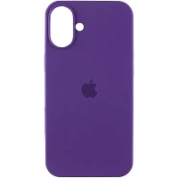 Чехол Silicone Case для Apple iPhone 16 Amethyst AA