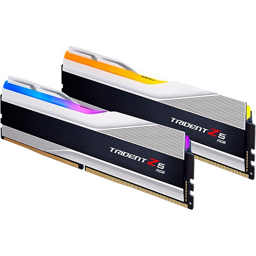 Модуль пам'яті DDR5 G.Skill Trident Z5 RGB 2x32GB 6400MHz Metallic Silver (F5-6400J3239G32GX2-TZ5RS) - придбати в Дніпрі, Україні: ціна, характеристики | інтернет-магазин TOUCH