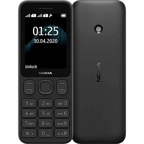 Мобильный телефон Nokia 125 Dual Sim Black (16GMNB01A17) UA-UCRF