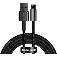 Кабель Baseus Tungsten Gold USB to Lightning 2m Black (CALWJ-A01) 