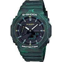Наручные часы Casio G-Shock GA-2100FR-3A Наручные часы Casio G-Shock GA-2100FR-3A