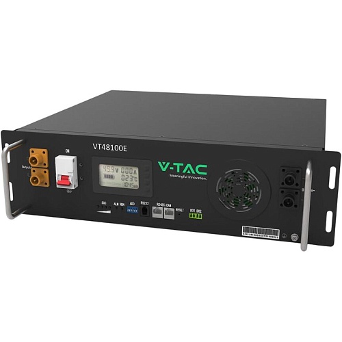 Аккумулятор V-TAC LiFePO4 48V (51.2V/100Ah/5120Wh) (VT48100E-P2)