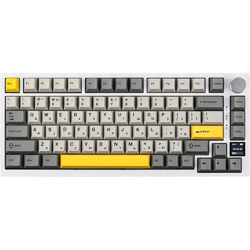 Клавіатура Epomaker Ajazz AK820 Pro Flying Fish Switch White (AK820-PRO-W-FF) - придбати в Дніпрі, Україні: ціна, характеристики | інтернет-магазин TOUCH